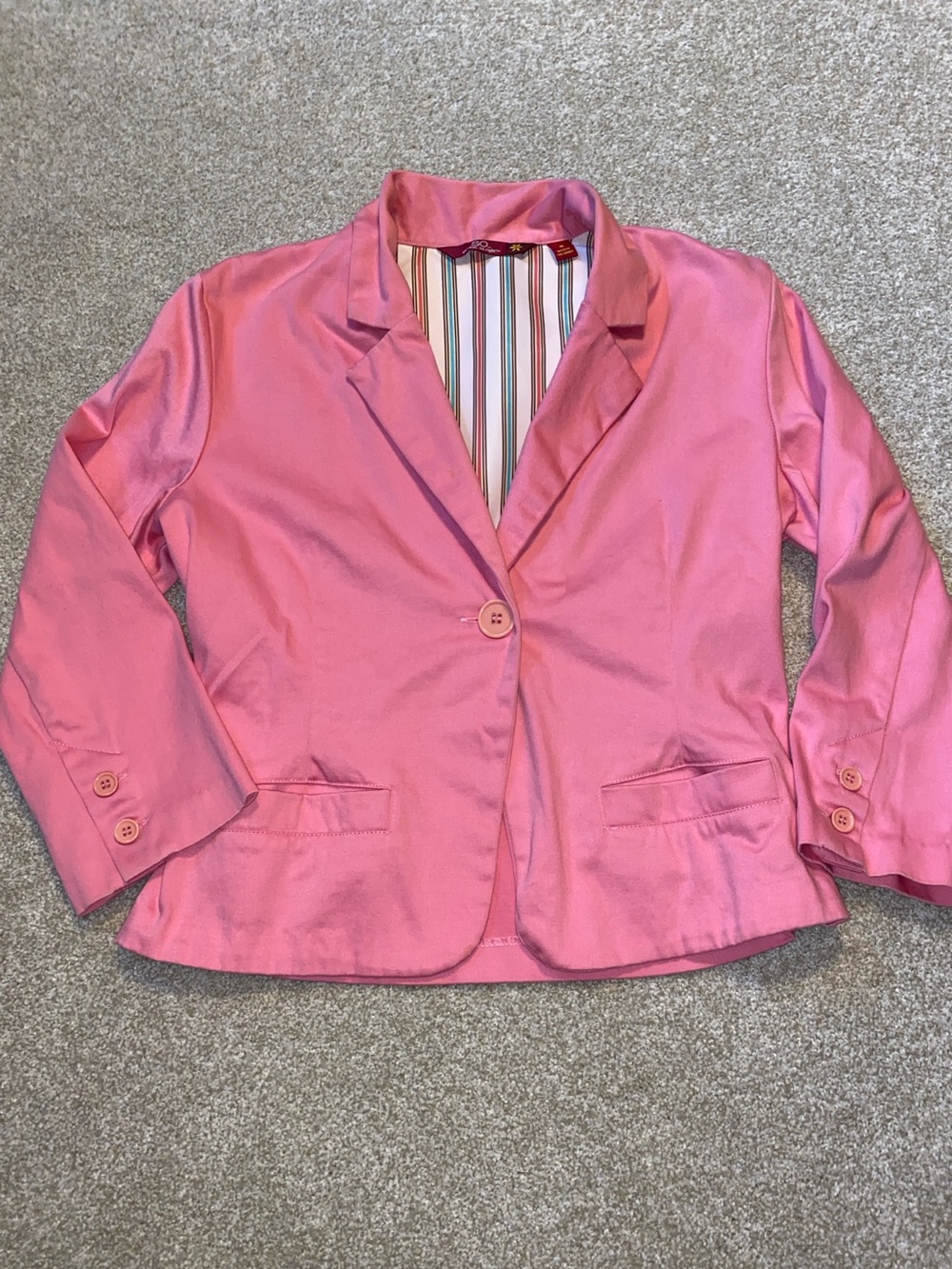 So Juniors Pink Blazer